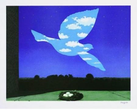 リトグラフ Magritte - Le retour, 1940