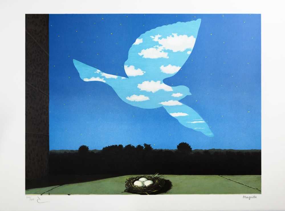 リトグラフ Magritte - Le Retour (The Return)
