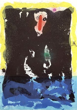リトグラフ Miró - Le revenant
