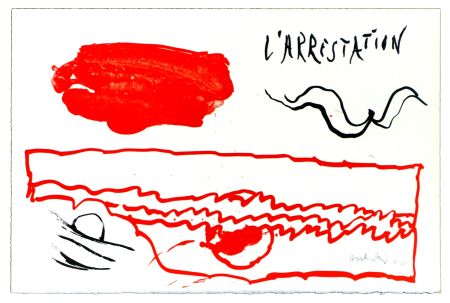 リトグラフ Alechinsky - Le rêve de l'ammonite 6