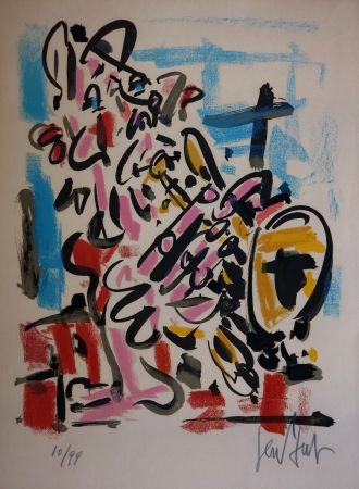 リトグラフ Paul  - Le Saxophoniste / The Saxophonist