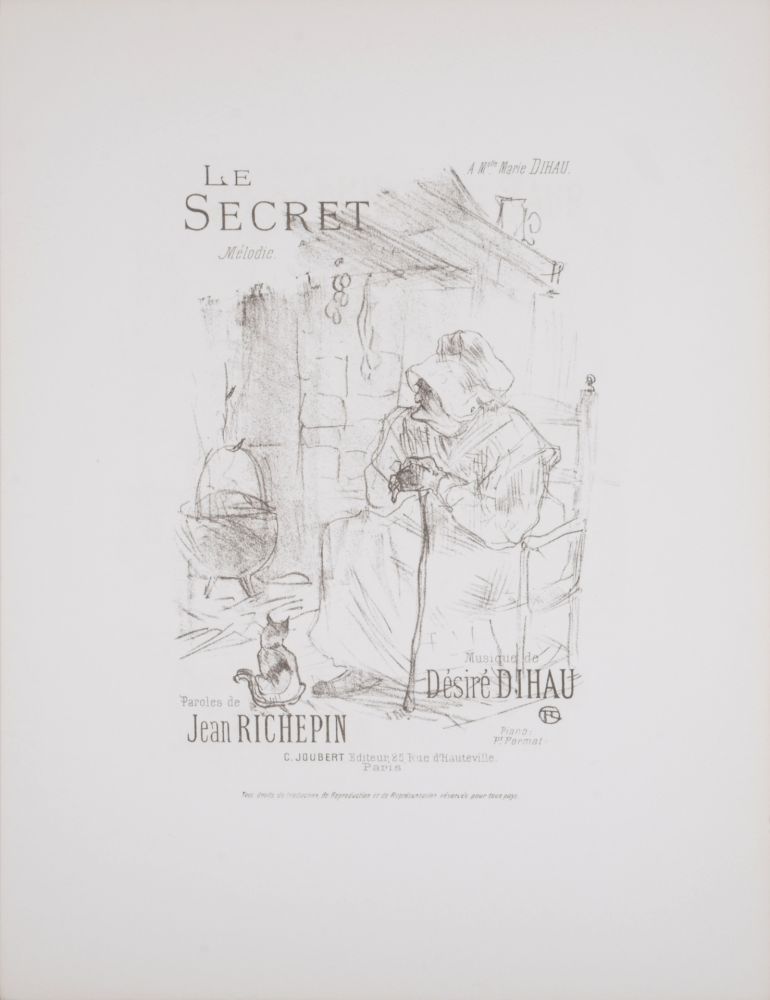 リトグラフ Toulouse-Lautrec - Le Secret, 1895
