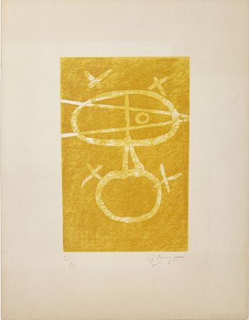 リトグラフ Braque - Le signe