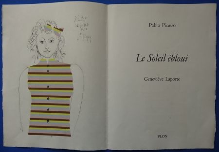 挿絵入り本 Picasso - Le soleil ebloui