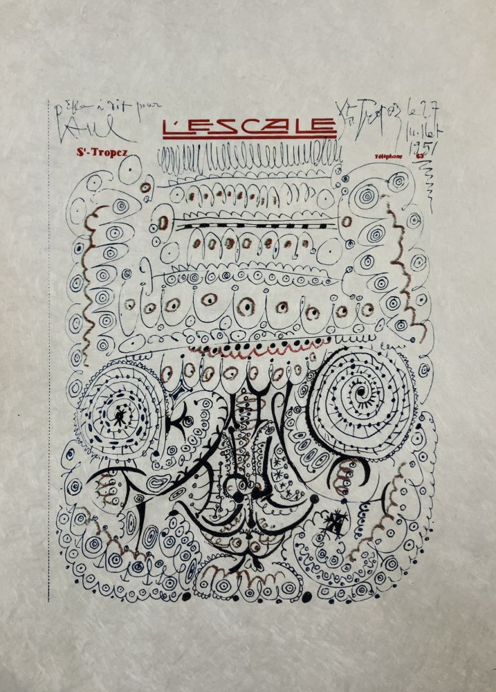 輪転グラビア印刷 Picasso - Le Soleil Ebloui. Exemplaire de luxe. 