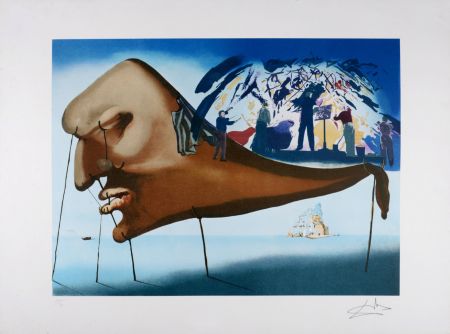 リトグラフ Dali - Le Sommeil, circa 1982 - Hand-signed