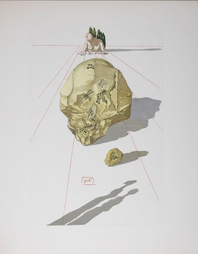 リトグラフ Dali - Le Supplice des Hypocrites