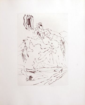 彫版 Dali - Le Tricorne, 1958