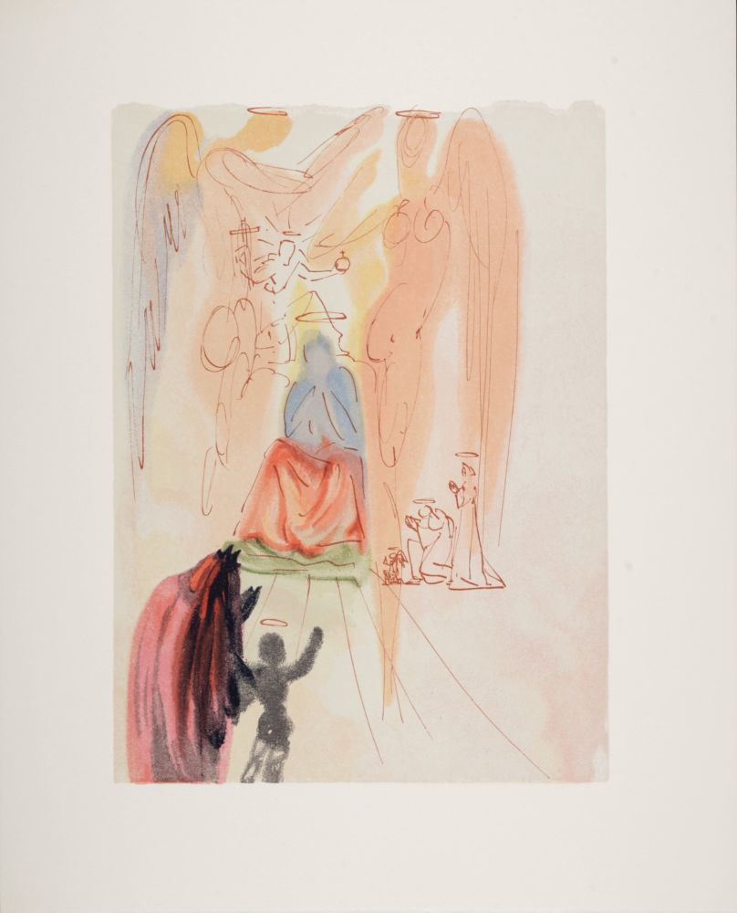 リトグラフ Dali - Le triomphe du Christ