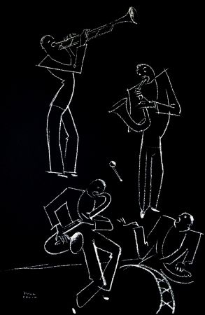 リトグラフ Colin - LE TUMULTE NOIR / BLACK THUNDER - 1927