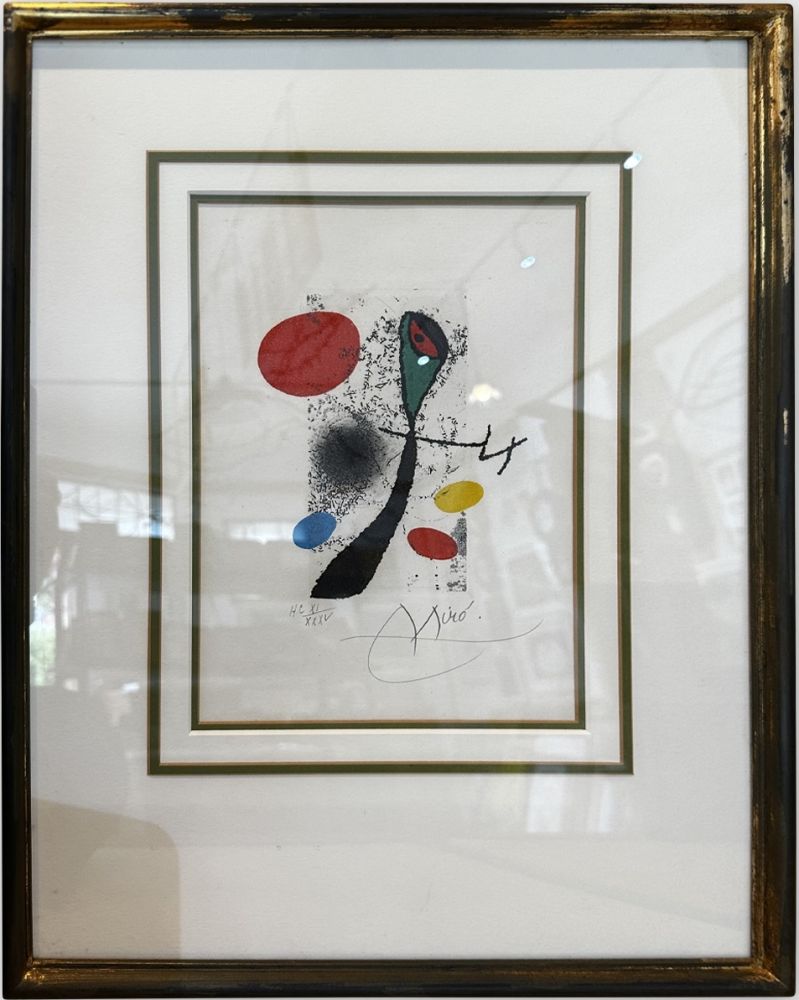 彫版 Miró - Le Vent Parmi les Roseaux