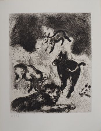 彫版 Chagall - Le vieux lion