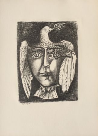 リトグラフ Picasso - Le Visage de la Paix (B. 687)