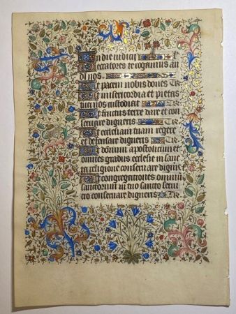 技術的なありません Dunois - Leaf from a Book of Hours, use of Rouen