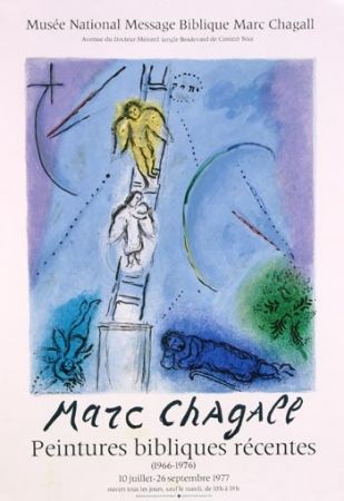 リトグラフ Chagall - L'Echelle de Jacob