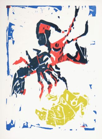 木版 Lorjou - L'Ecrevisse, 1965