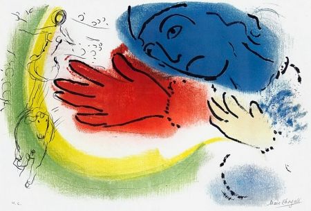 リトグラフ Chagall - L’ecuyere (The Woman Circus-Rider)
