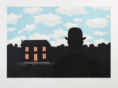 リトグラフ Magritte - L'Empire des Lumières