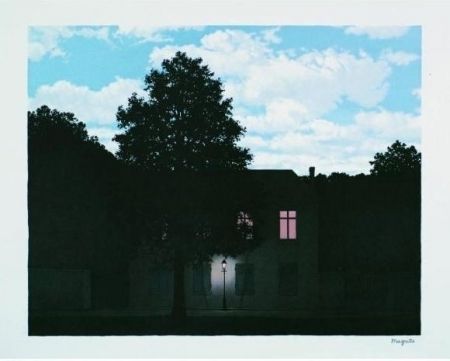 リトグラフ Magritte - L'empire des lumières