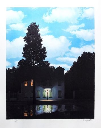 リトグラフ Magritte - L'empire des lumières