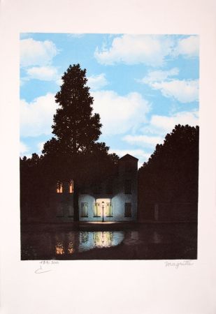 リトグラフ Magritte - L’Empire des Lumières - The Empire of Light