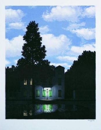 リトグラフ Magritte - L'empire des lumières, 1954