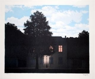 リトグラフ Magritte - L'empire des lumières 1961