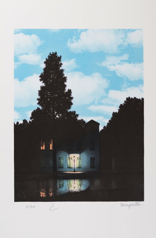 リトグラフ Magritte - L’Empire des Lumières (The Empire of Light)