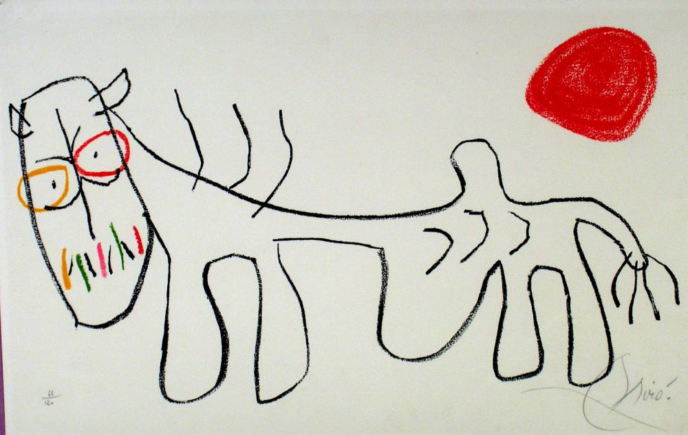 リトグラフ Miró - L'enfance du Ubu