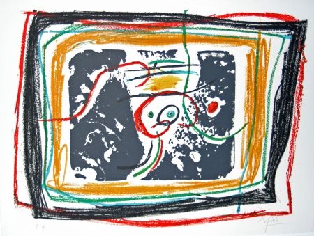 リトグラフ Miró - L'enfance d'UBU
