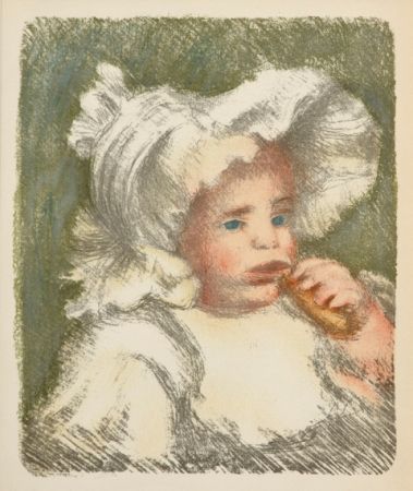 リトグラフ Renoir - L'Enfant au Biscuit