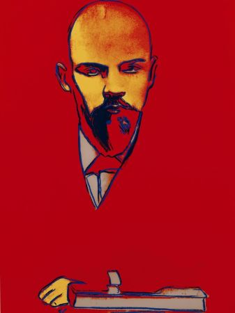 シルクスクリーン Warhol - Lenin (Red) (FS II.403)