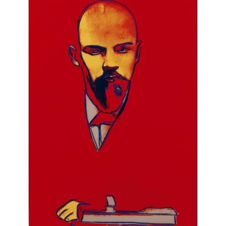 シルクスクリーン Warhol - Lenin (Red) (FS II.403)