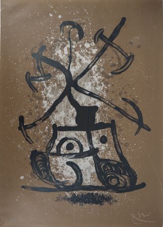 リトグラフ Miró - L'entraineuse