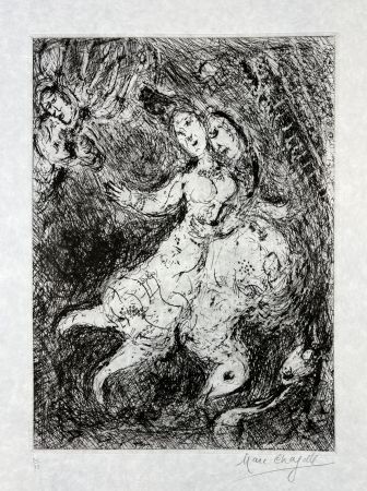 エッチング Chagall - L’envolée