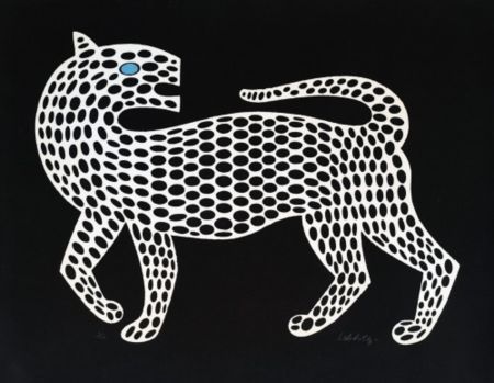 シルクスクリーン Vasarely - Leopard