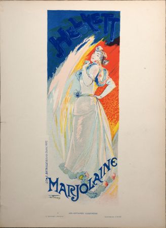 リトグラフ De Feure - Les Affiches illustrées : Marjolaine, 1896