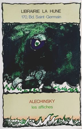 リトグラフ Alechinsky - Les Affiches  Librairie  à La Hune