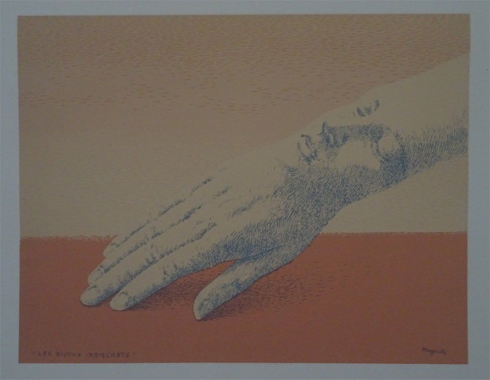 リトグラフ Magritte - Les Bijoux indicrets