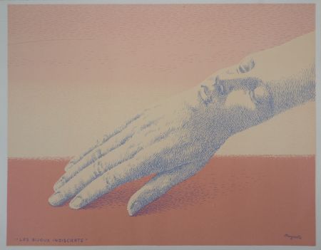 リトグラフ Magritte - Les bijoux indiscrets