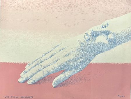 リトグラフ Magritte - Les bijoux indiscrets 