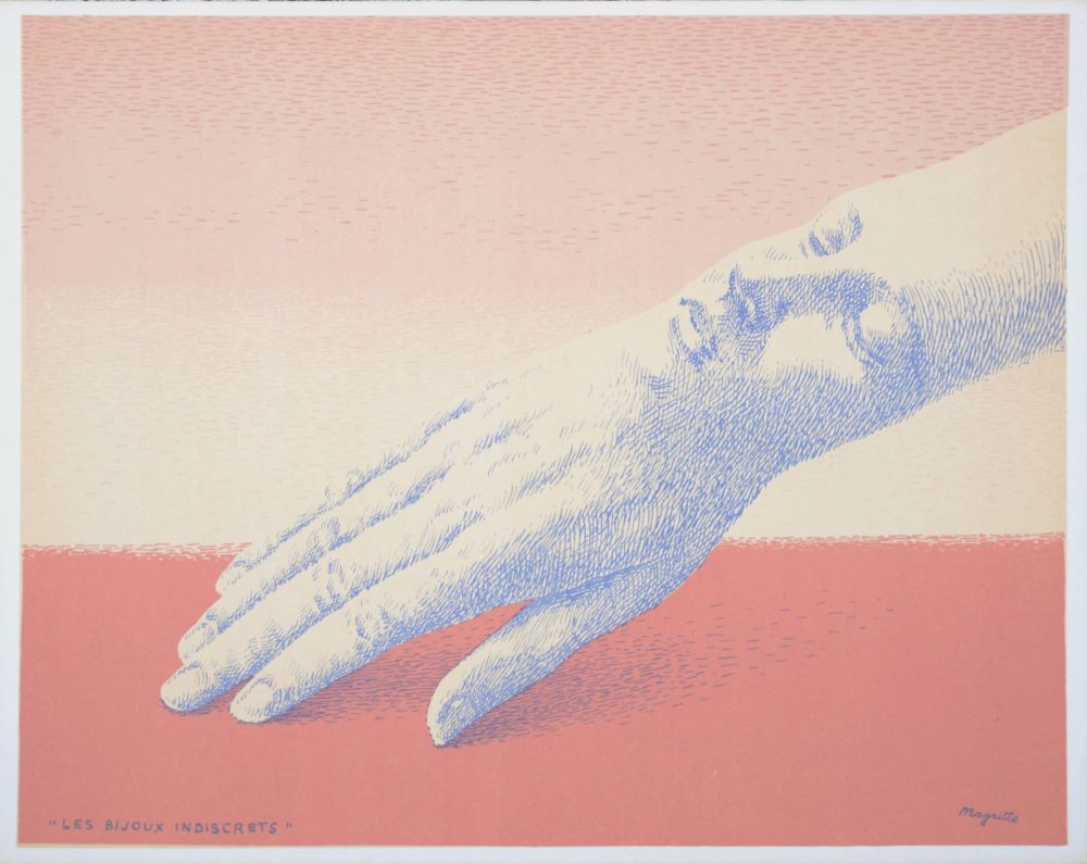 リトグラフ Magritte - Les Bijoux indiscrets, 1963