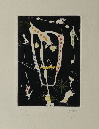 エッチングと　アクチアント Miró - Les Brisants (D. 241)
