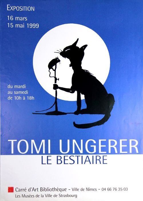オフセット Ungerer - Les Chats Le Bestiaire 