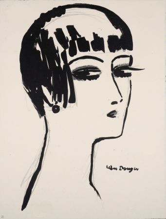 リトグラフ Van Dongen - Les Cheveux Courts, 1924 – Deluxe edition!