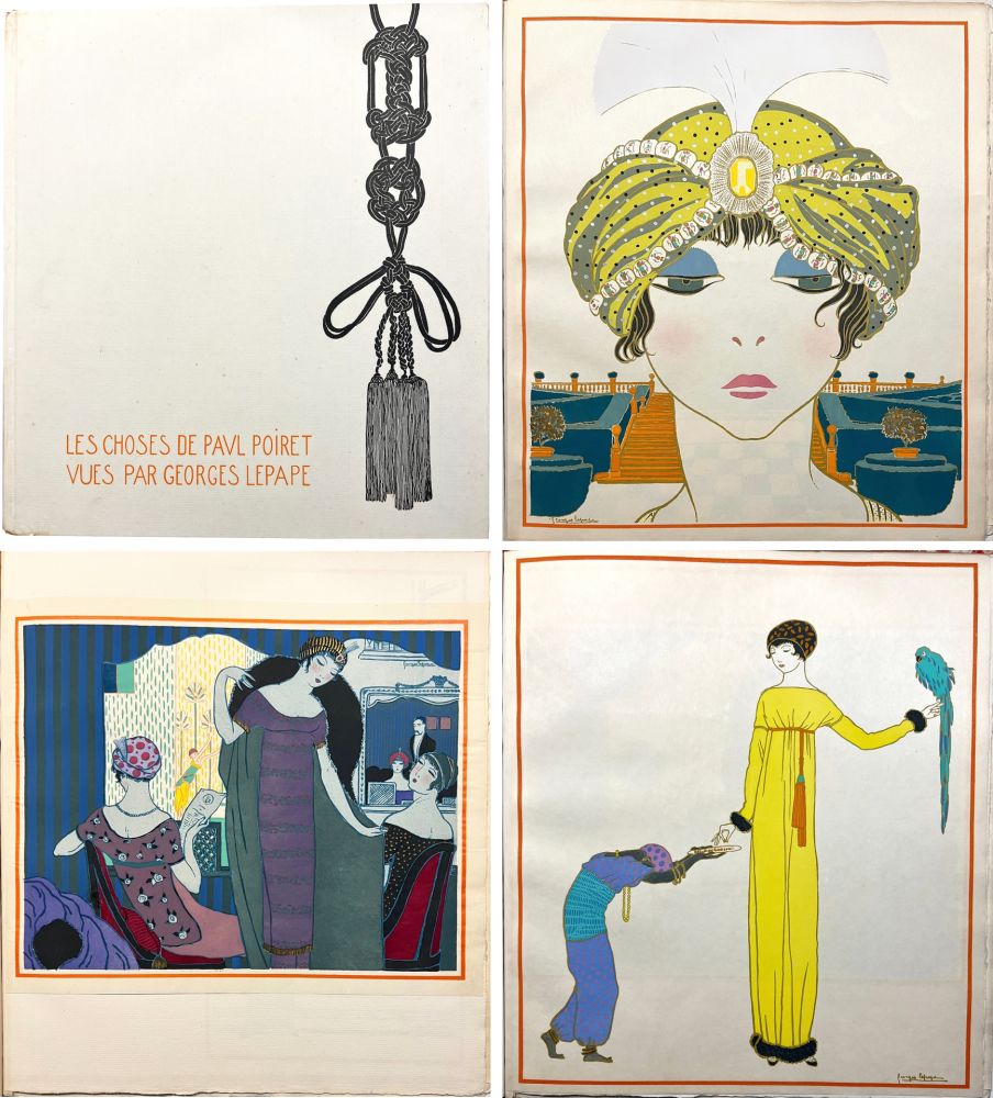 挿絵入り本 Lepape - LES CHOSES DE PAUL POIRET VUES PAR GEORGES LEPAPE (1911)