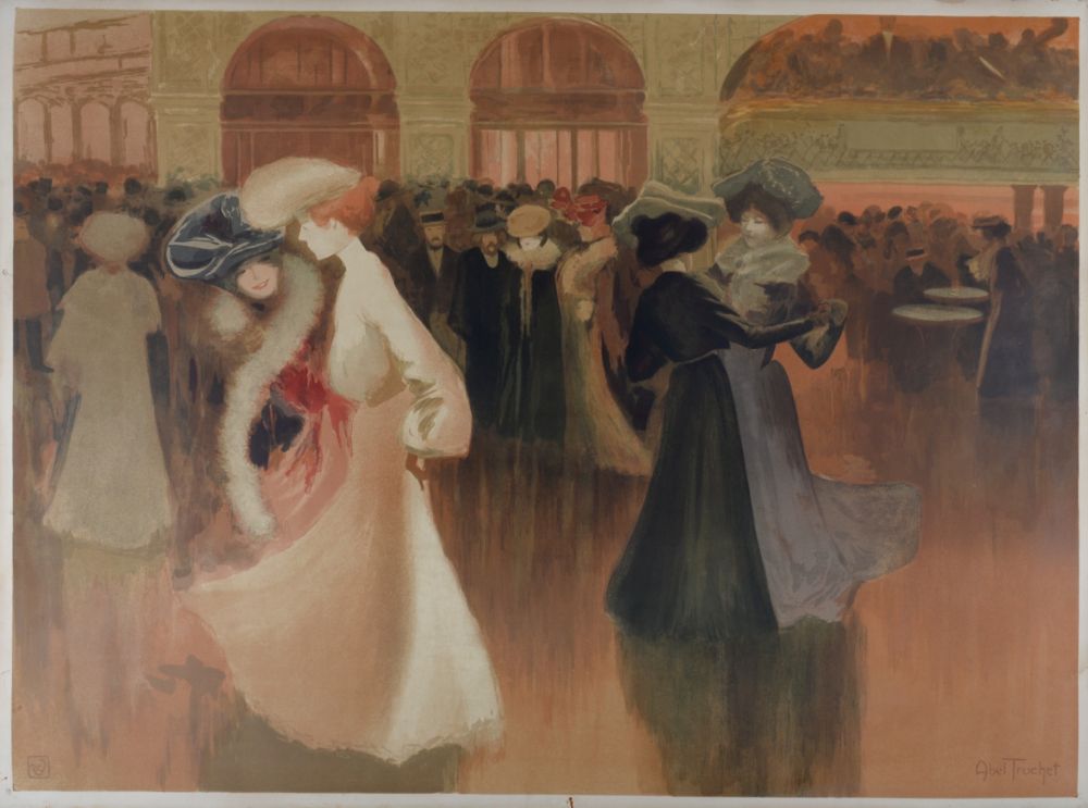 リトグラフ Abel-Truchet - Les Danseuses, 1900