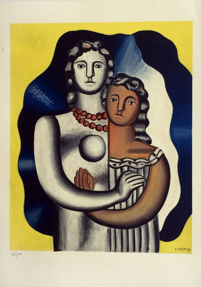 リトグラフ Leger - Les Deux Figures from 'Derriere Le Miroir'