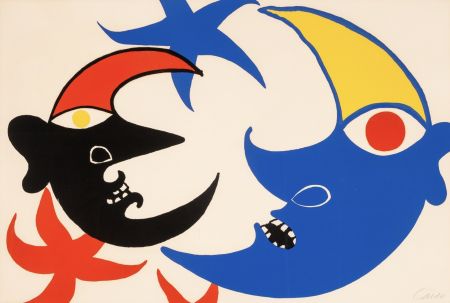 リトグラフ Calder - Les Deux Lues