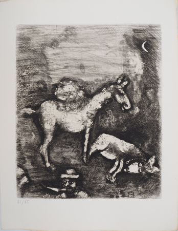 彫版 Chagall - Les deux mulets